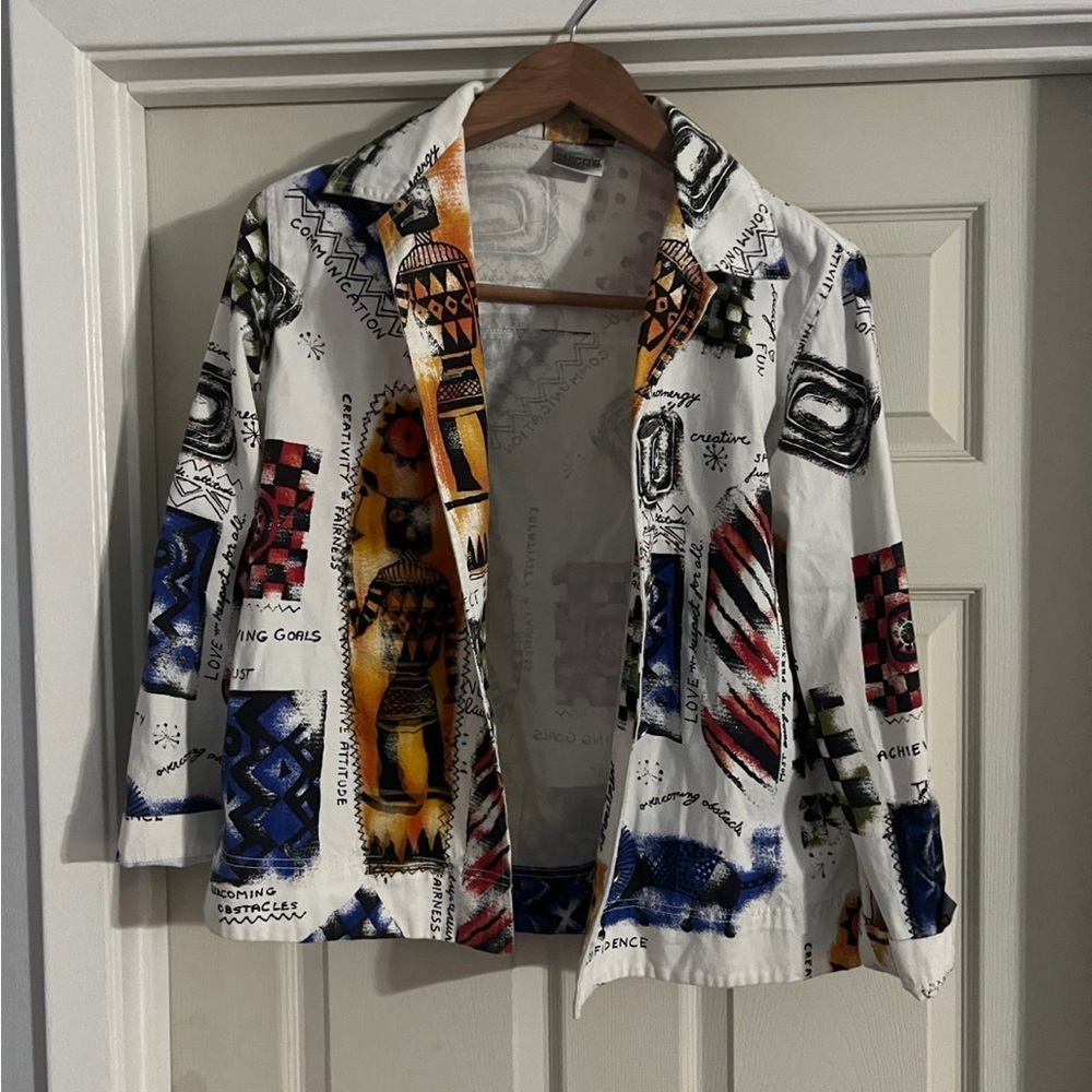 Chicos shaman speaks jacket y2k grunge core vintage Barbie 90s